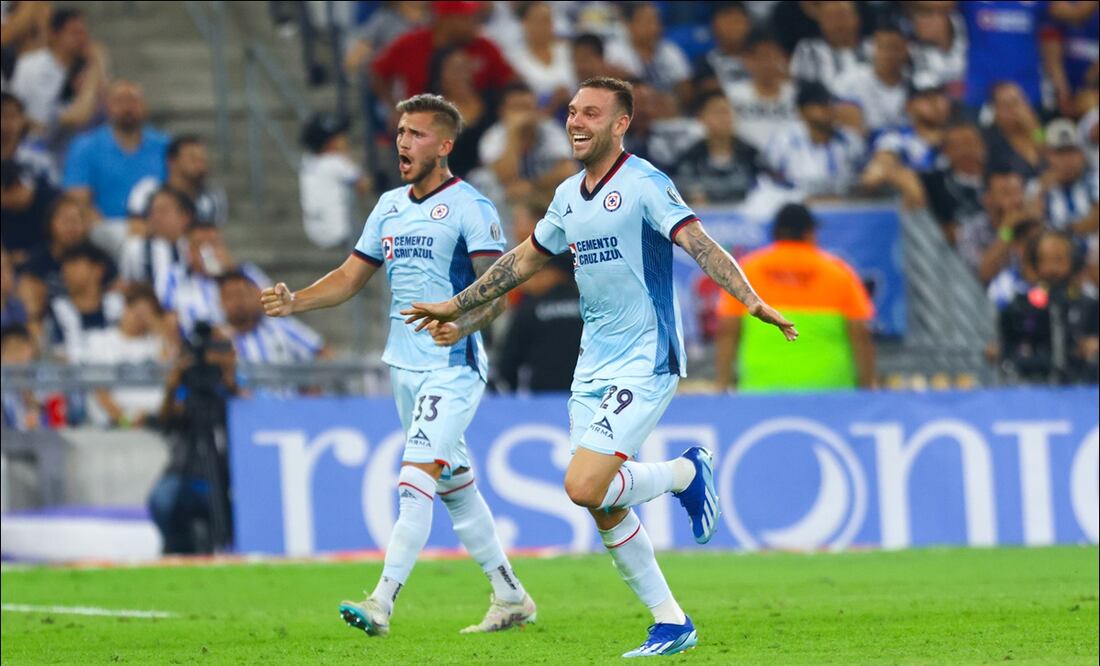 Gol de Cruz Azul ante Rayados - Foto: Imago7