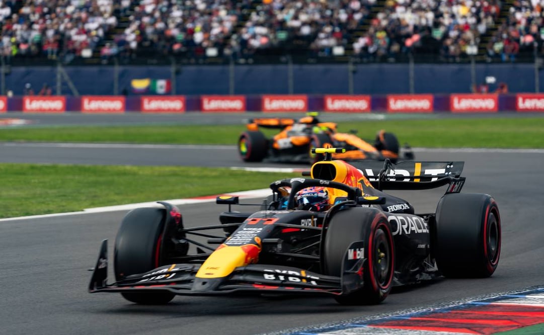 Checo Pérez en el GP de Brasil FOTO: AFP