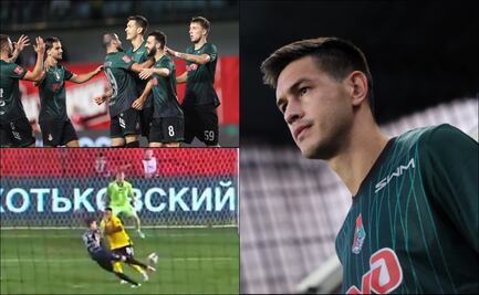 César Montes se estrenó con golazo en el futbol de Rusia con el Lokomotiv
