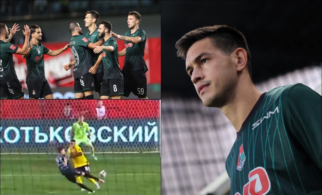 César Montes. FOTOS: FC Lokomotiv / Captura