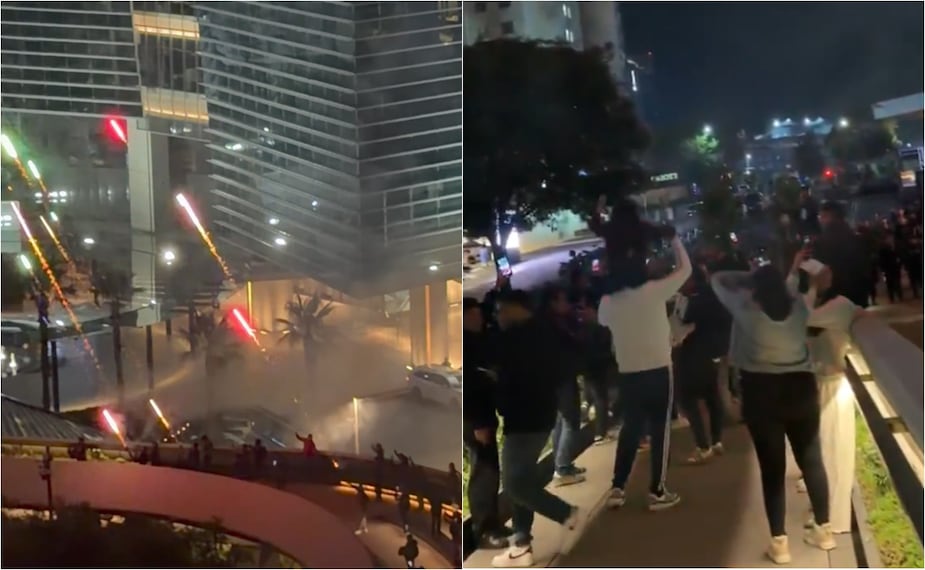 FOTO; ESPECIAL - Fans mexicanos arman serenata en el hotel de Inglaterra antes del duelo del Mundial 2026