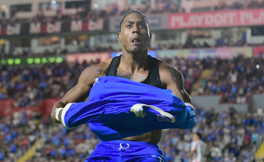 Willer Ditta en festejo de gol con Cruz Azul, durante la Jornada 6 del Apertura 2026 - Foto: Imago7