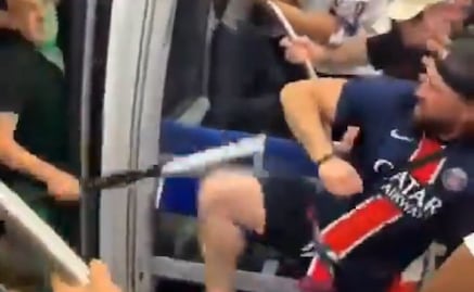 VIDEO: Aficionados del Inter de Milán y del PSG se pelean en el metro previo a la final de la Champions