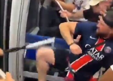 VIDEO: Aficionados del Inter de Milán y del PSG se pelean en el metro previo a la final de la Champions