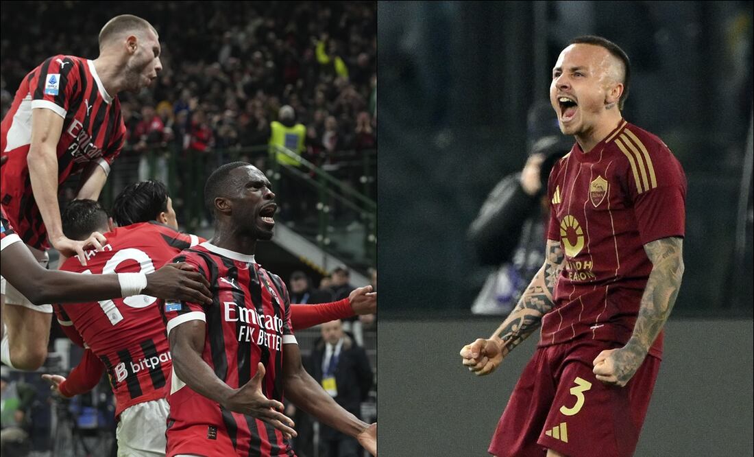 Milan y Roma se enfrentan en la Copa Italia / Foto: Especiales