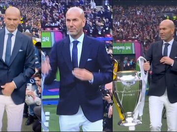 La mala pasada que le hizo su saco a Zinedine Zidane en la Final de la Champions League