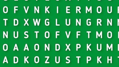 Solo una persona con un coeficiente alto puede encontrar la palabra BUHO en solo 5 segundos