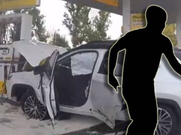 Futbolista en estado de ebriedad chocó su camioneta contra una gasolinera y dejó a una lesionada