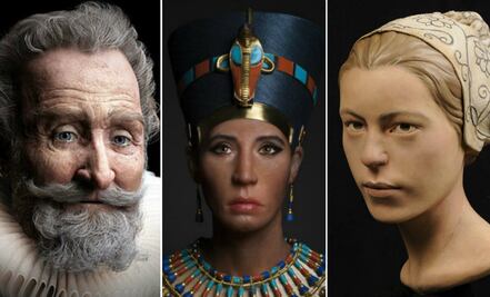 Científicos reconstruyen los verdaderos rostros de personajes históricos