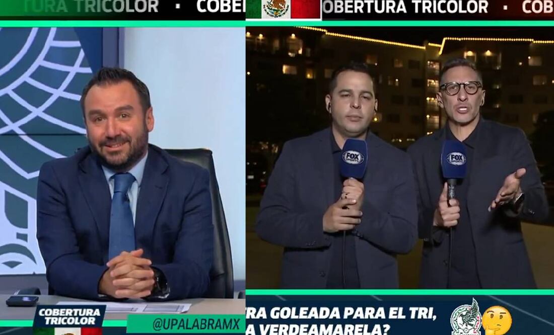 Chaco Giménez se molestó por las burlas de Fernando Cevallos a la Selección Mexicana. Foto: Especial