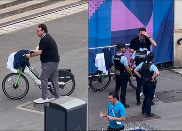 ¡Hermano cayó la ley! David Faitelson fue 'detenido' previo al arranque de los Juegos Olímpicos