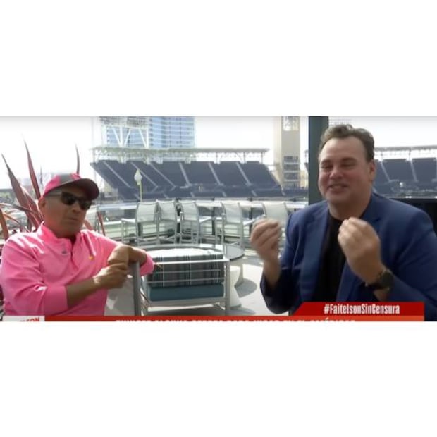 David Faitelson hace unos meses entrevistó a Jorge Campos. Foto: Especial