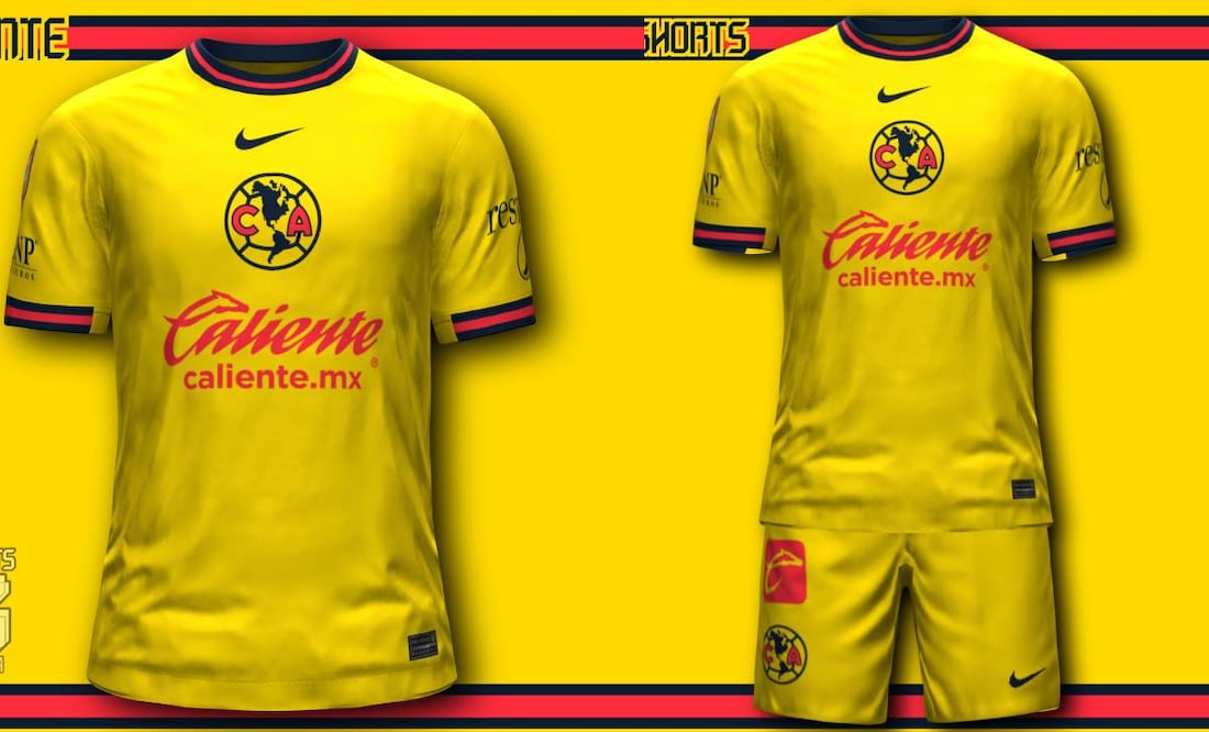 Este sería el uniforme del América para la temporada 2024-25. Foto: Especial