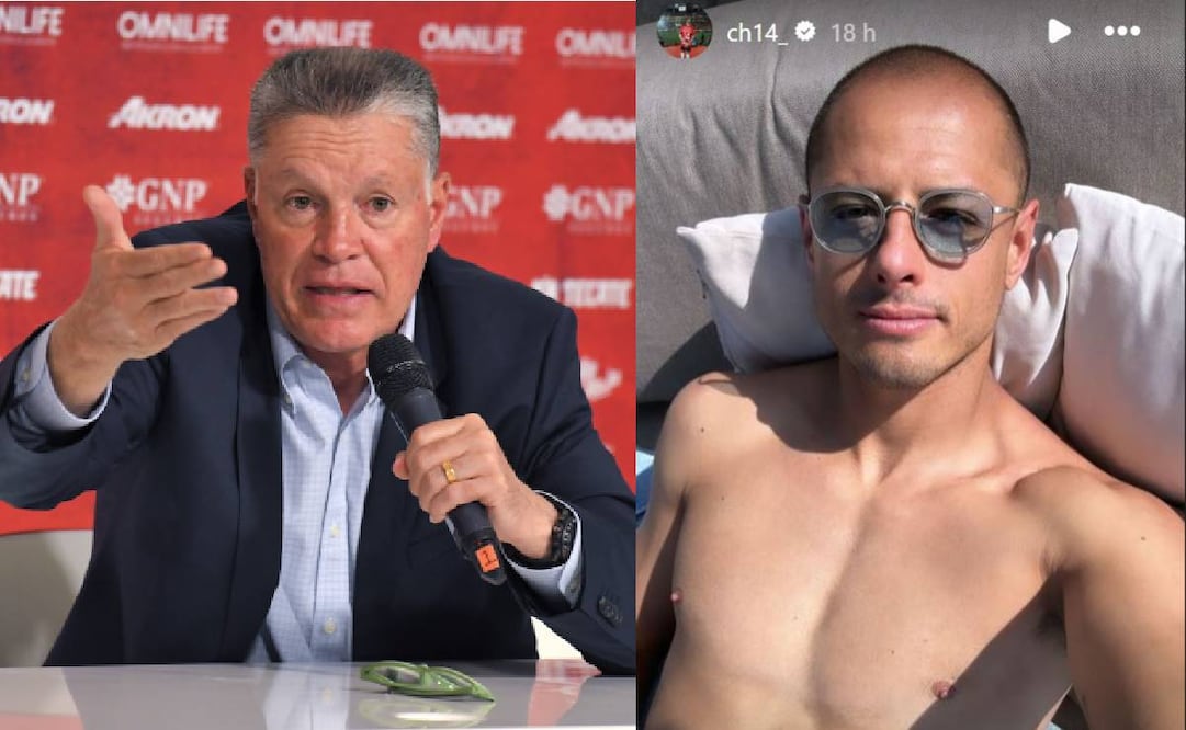 Ricardo Peláez criticó a Chicharito Hernández por irse de vacaciones a la playa. Foto: Especial