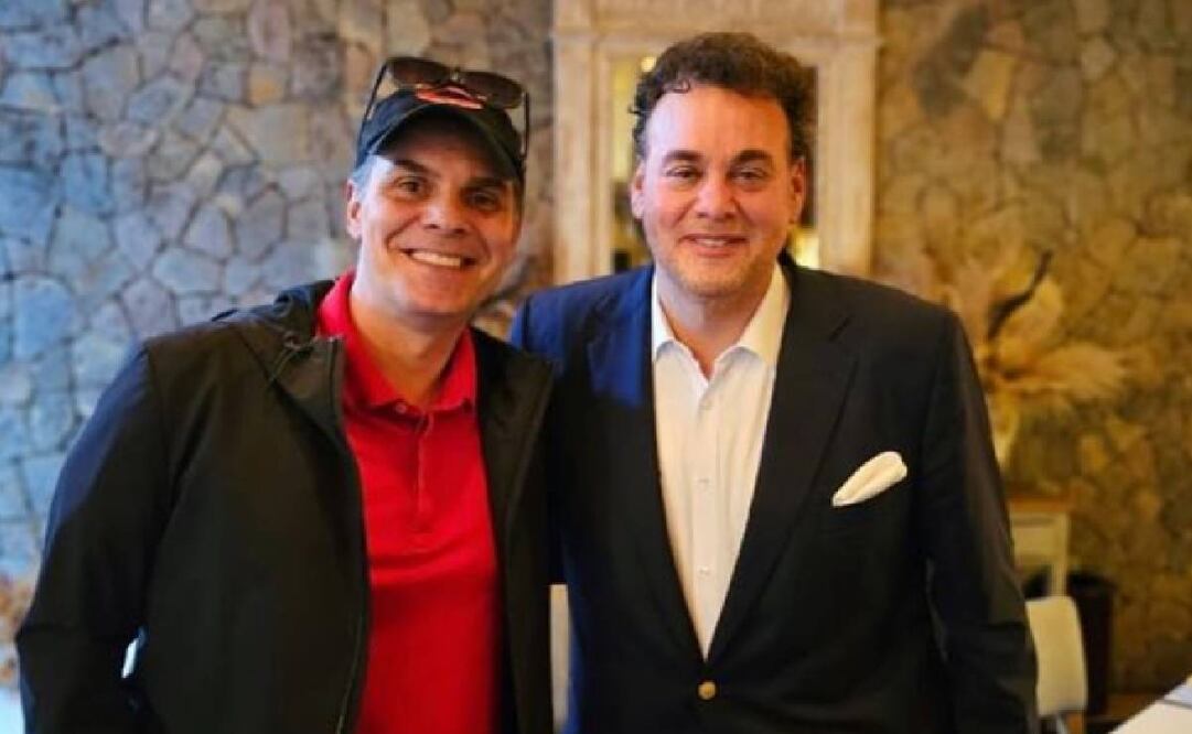 Christian Martinoli y David Faitelson. FOTO: @cmartinolimx