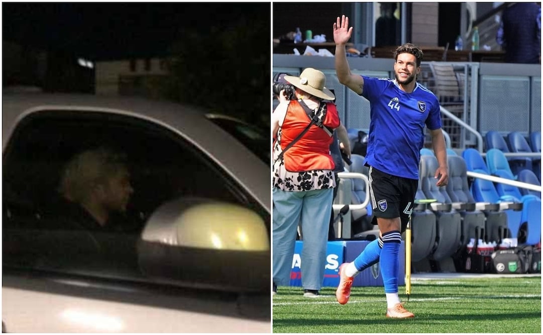 Cade Cowell llegando a Guadalajara y con el San José Earthqakes / FOTOS: Captura e Instagram @cc4_official