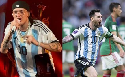 Peso Pluma recordó el triunfo de Argentina: "Nos metieron la ver... en el Mundial, pero Messi es papá"