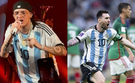 Peso Pluma recordó el triunfo de Argentina: "Nos metieron la ver... en el Mundial, pero Messi es papá"