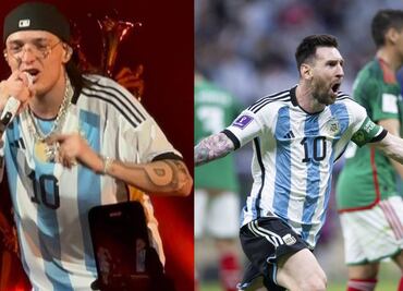 Peso Pluma recordó el triunfo de Argentina: "Nos metieron la ver... en el Mundial, pero Messi es papá"