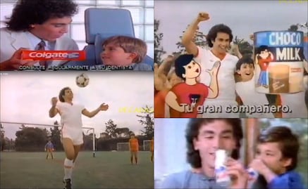 Así eran los comerciales en los que aparecía Hugo Sánchez en su mejor momento como futbolista