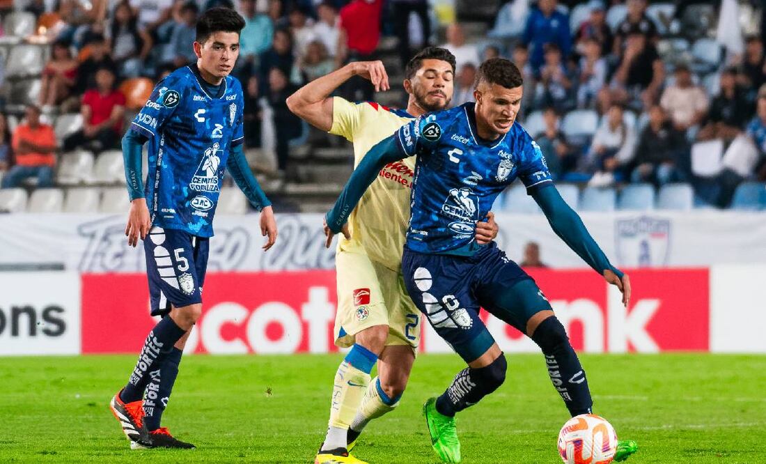 Esta noche Pachuca y América se enfrentan en la Liguilla del Clausura 2024. Foto: Imago7