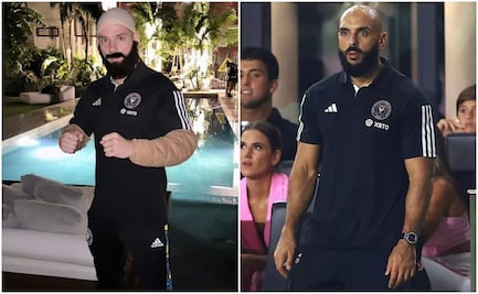 Robert Taylor del Inter de Miami se disfraza del guardaespaldas de Messi