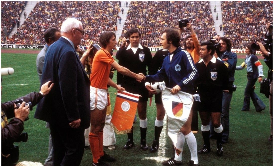 Johan Cruyff y Franz Beckenbauer Foto: Especial