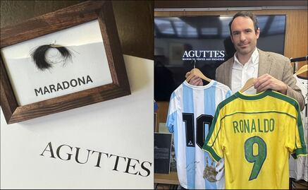 El mechón de Maradona y la camiseta de Ronaldo del Mundial del 98 se quedan sin comprador