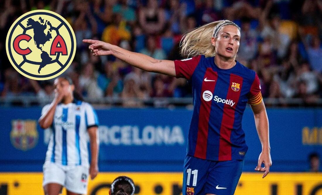 Alexa Putellas después de anotar un gol con Barcelona / FOTO: Instagram @alexiaputellas