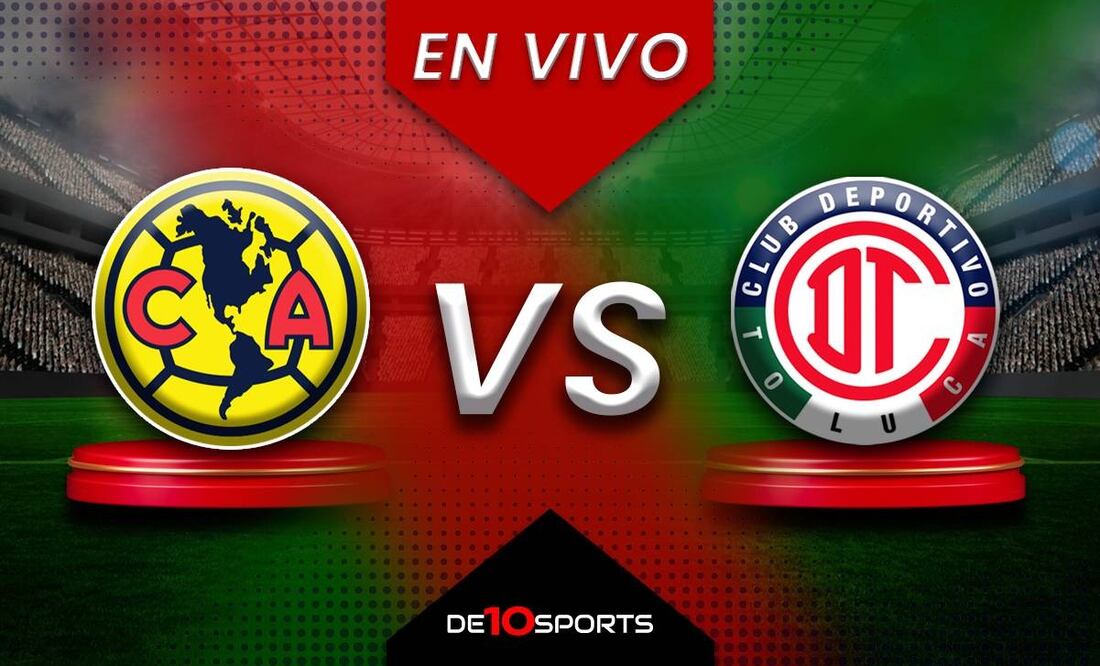 América vs Toluca EN VIVO: Juego ONLINE | Liga MX HOY | Jornada 10 | Clausura 2025