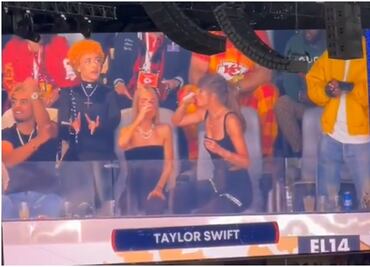 Super Bowl: Taylor Swift sacó su lado 'chelero' y ganó concurso de fondo a vaso de cerveza