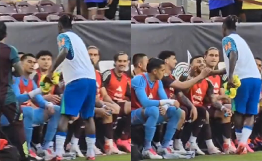 Jugadores de la Selección Mexicana son tundido por no saludar educadamente a Vinícius Júnior / FOTOS: Capturas