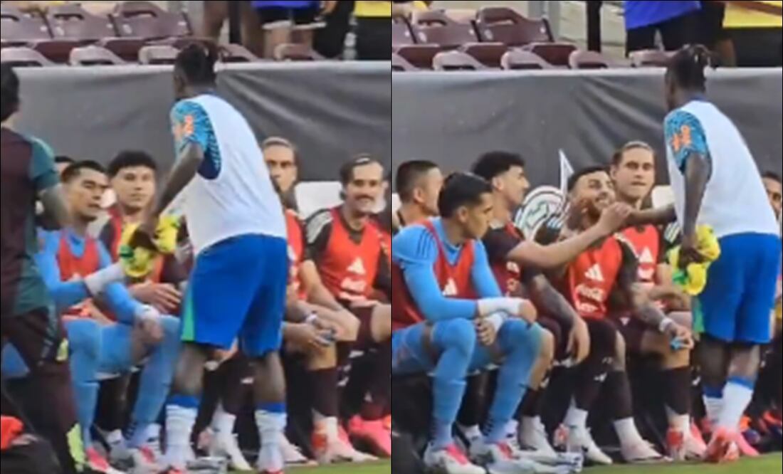 Jugadores de la Selección Mexicana son tundido por no saludar educadamente a Vinícius Júnior / FOTOS: Capturas