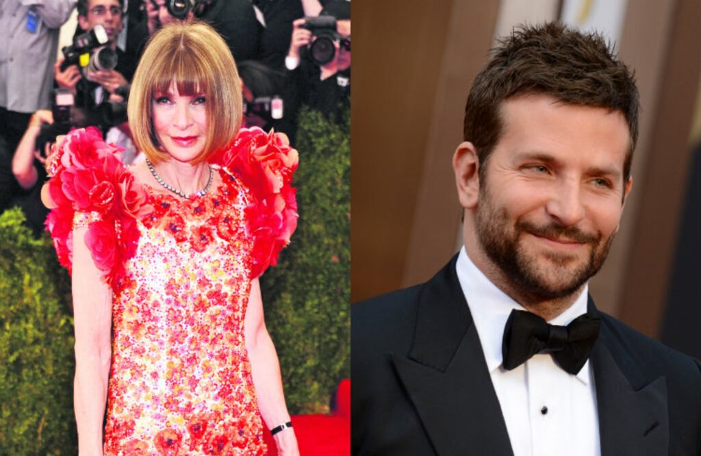 Al actor se le relacionó con Lady Gaga y la cantante fue señalada como el motivo de su divorcio con Irina Shayk. Pero a Cooper se le acaba de ver con Anna Wintour, la editora de la Revista Vogue. Él de 44 años y ella de 69, fueron captados al salir de un restaurante. (Fotos: AP)