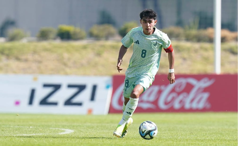 Elías Montiel es uno de los mejores jugadores de la Selección Mexicana Sub-20. Foto: Imago7