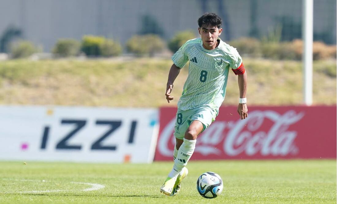 Elías Montiel es uno de los mejores jugadores de la Selección Mexicana Sub-20. Foto: Imago7