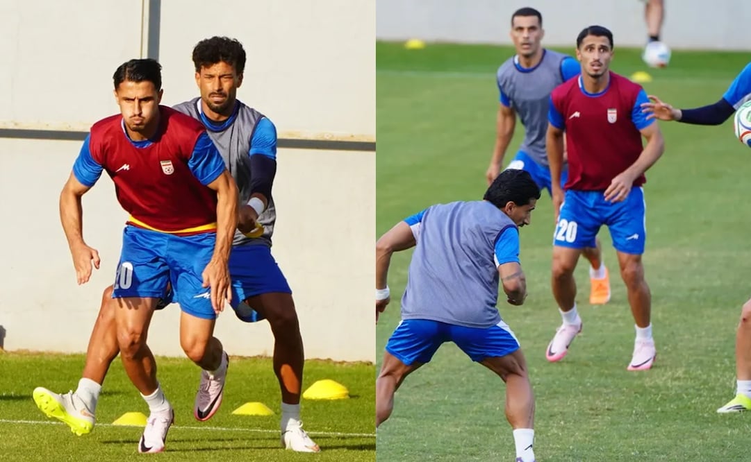 Selección de Irán en entrenamiento, rumbo al Mundial de 2026 - Foto: @teammellifootball en Instagram