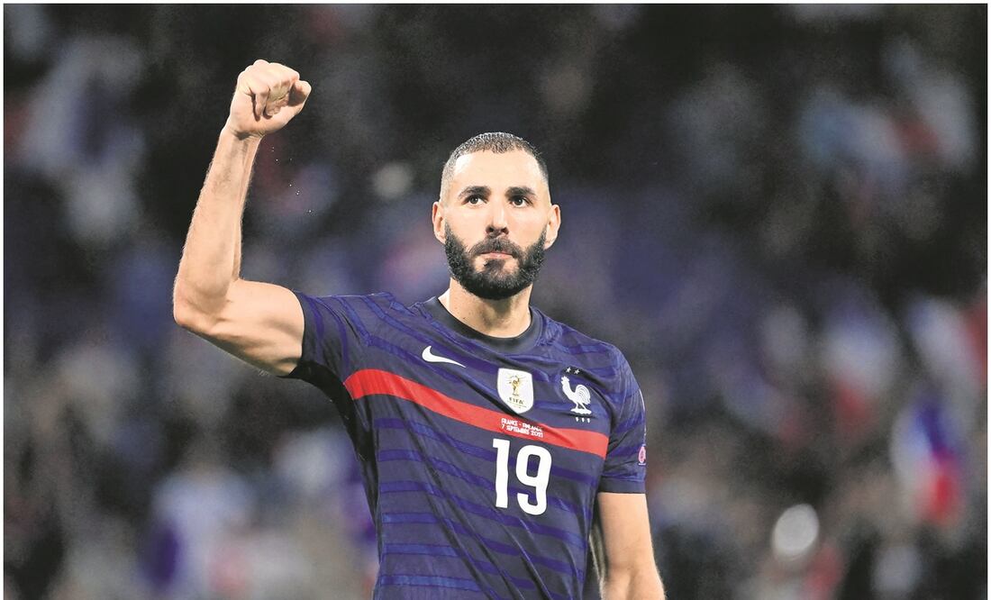Karim Benzema con la selección de Francia / FOTO: AFP