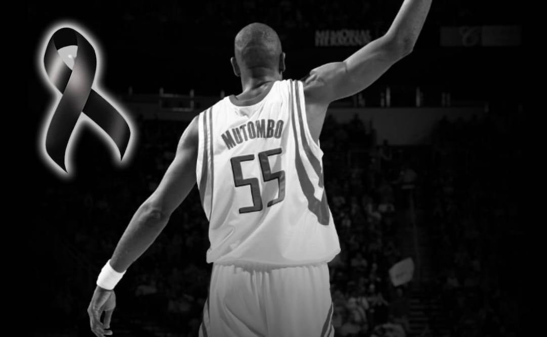 Dikembe Mutombo, uno de los mejores jugadores defensivos de la historia de la NBA, falleció a los 58 años. FOTO: Especial