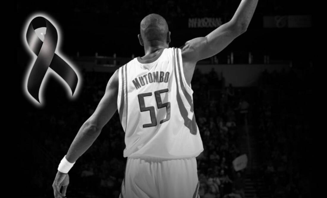 Dikembe Mutombo, uno de los mejores jugadores defensivos de la historia de la NBA, falleció a los 58 años. FOTO: Especial
