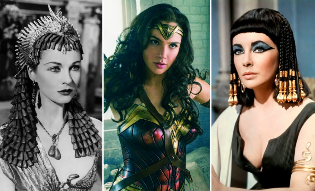 Fotos: Vivien Leigh (Gabriel Pascal Productions/Independent Producers) / Gal Gadot (Warner Bros.) / Elizabeth Taylor (Twentieth Century Fox)