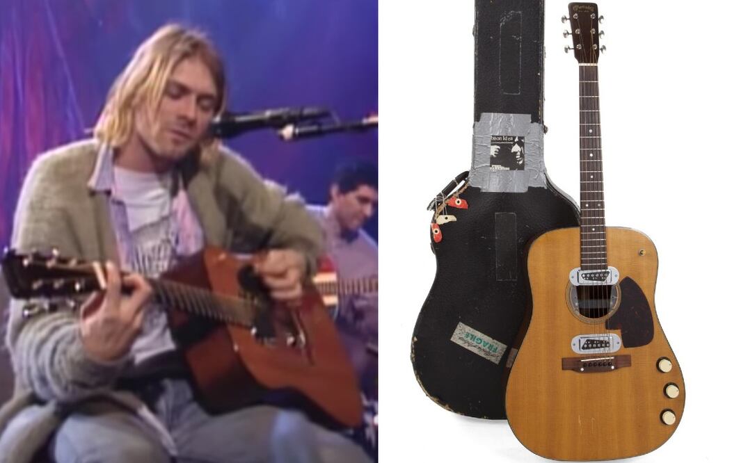 Foto: Twitter @JuliensAuctions/YouTube @Nirvana