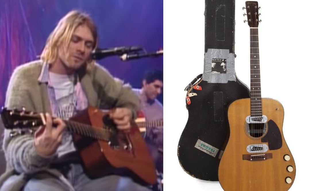 Foto: Twitter @JuliensAuctions/YouTube @Nirvana