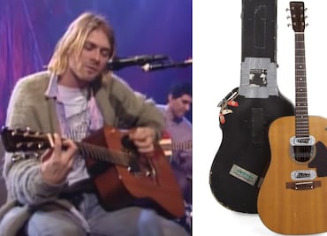 La guitarra que Kurt Cobain usó en el MTV Unplugged y sus incidentes