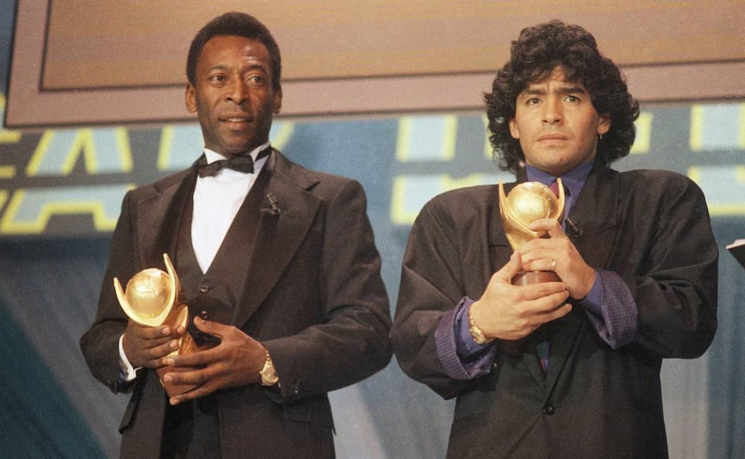 Pelé y Maradona estuvieron a nada de jugar juntos en un equipo. Foto: Especial
