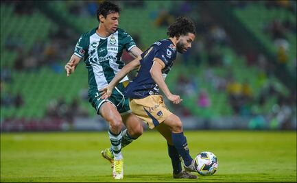El "Chino" salvó el invicto de los Pumas en el Apertura 2024 tras empatar 1-1 ante Santos