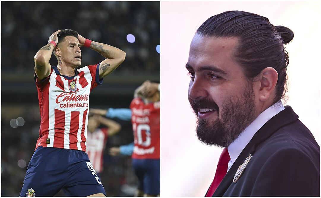 Cristian Calderón con chivas y Amaury Vergara / FOTO: Imago7