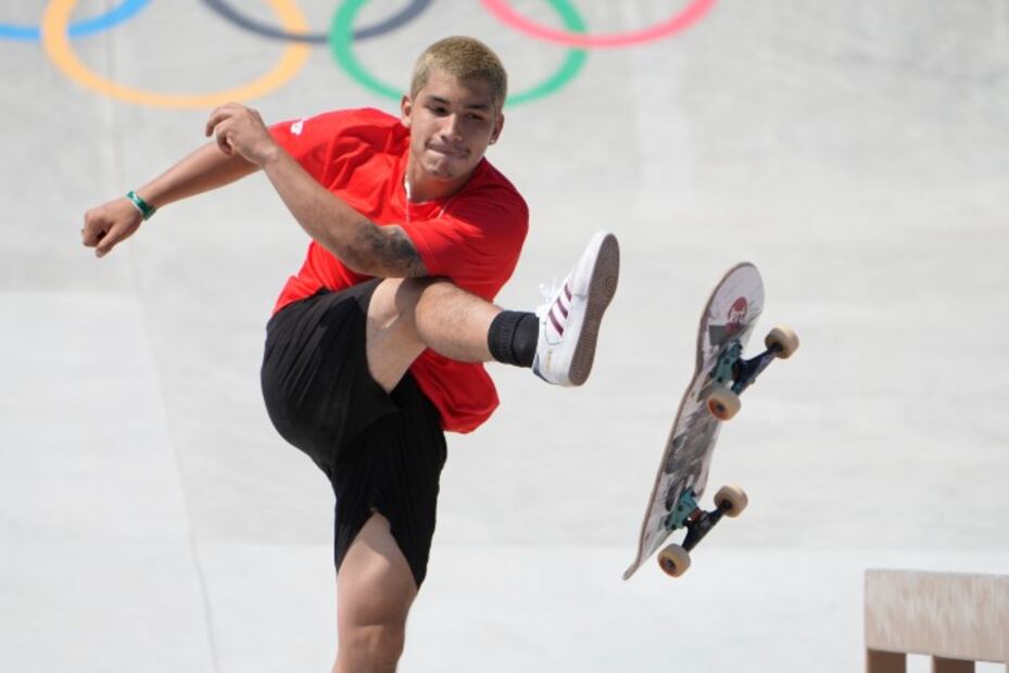 Video del Skater que se golpea en la ingle en competencia de Tokio 2020