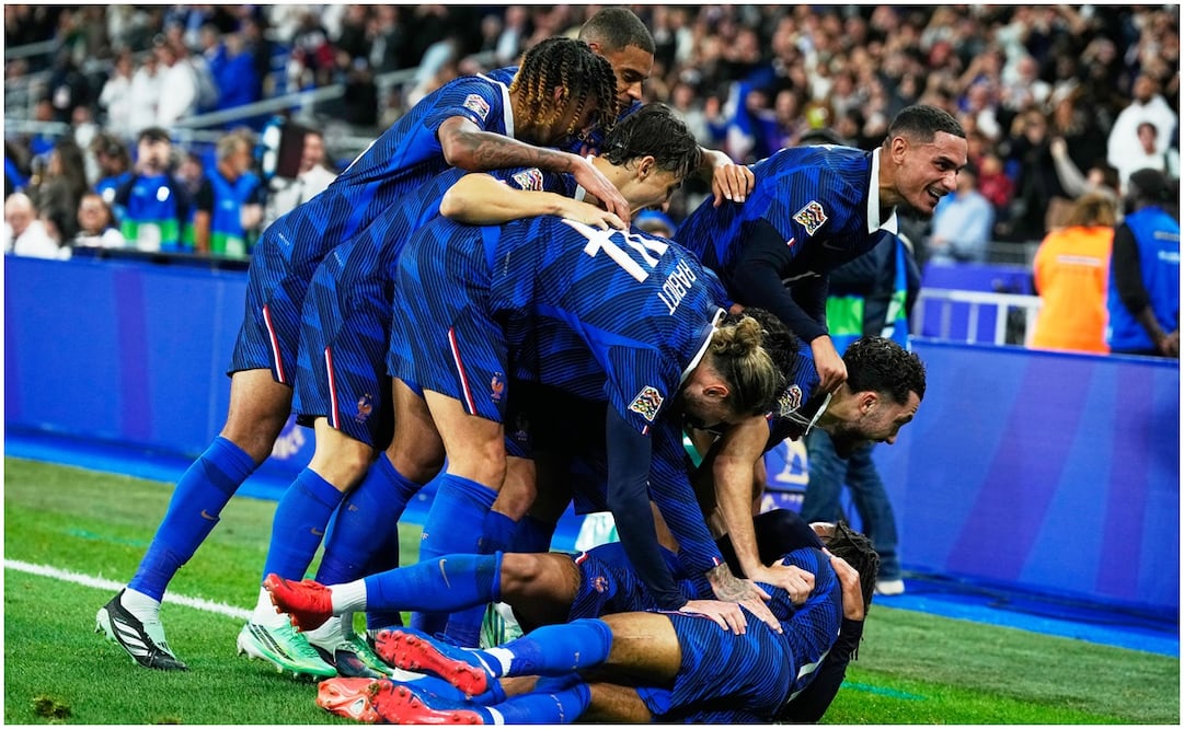 Francia golea a Bélgica Foto: AP