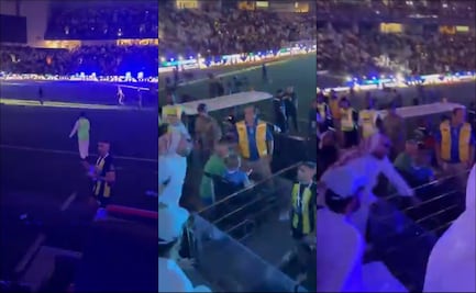 ¡Hey, tranquilo viejo! Aficionado propina latigazos a delantero del Al-Ittihad tras caer en la Supercopa árabe